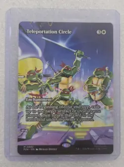 Teleportation Circle - Borderless Teenage Mutant Ninja Turtles MTG - Image 1