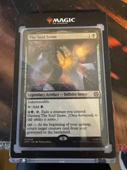Magic: The Gathering The Soul Stone Legendary Artifact Black Marvel's Spider-Man - Image 1
