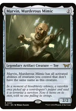 1x MTG Marvin, Murderous Mimic - Duskmourn Rare! NM Mint - Image 1