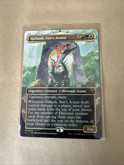 MTG Gishath, Sun’s Avatar LCI 0330 M NM Regular Borderless - Image 1