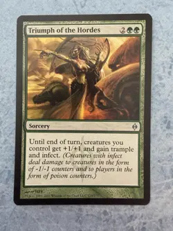 Triumph of the Hordes - New Phyrexia - Magic the Gathering - MTG - Light Play - Image 1