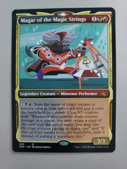 MTG Magar of the Magic Strings Unfinity Showcase Mythic - Image 1