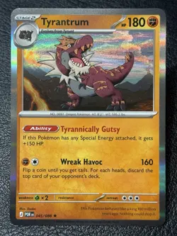 Tyrantrum 045/088 - Holo Rare - Pokemon TCG: Perfect Order - English NM - Image 1