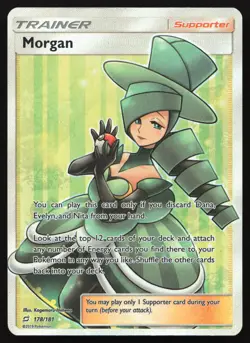 Morgan - 178/181 - Full Art Trainer - Team Up - Pokemon Card - Image 1