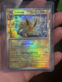 Pokemon TCG Jolteon 029/131 Prismatic Evolutions Master Ball - Image 2