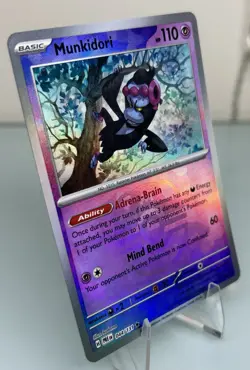 Pokemon TCG Munkidori Master Ball 044/131 Prismatic Evolutions Holo Rare English - Image 2