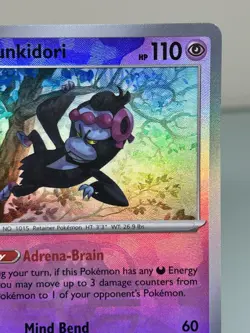 Pokemon TCG Munkidori Master Ball 044/131 Prismatic Evolutions Holo Rare English - Image 5