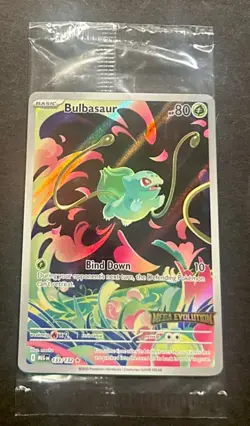 2025 POKEMON MEGA EVOLUTION BULBASAUR ILLUSTRATION RARE PROMO!! - Image 5