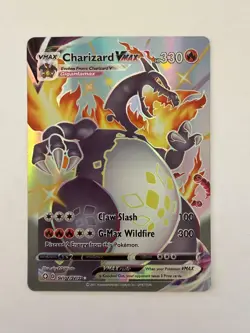 Pokemon TCG Charizard VMAX Shining Fates Sv107/Sv122 Holo Shiny Holo Rare - Image 1