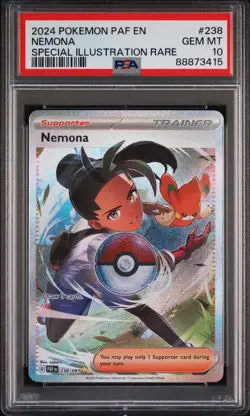 Nemona 238/091 Special Illustration Rare Paf En-paldean Fates Pokemon PSA 10 - Image 1