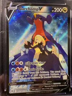 Pokemon 2022 Astral Radiance Garchomp V Trainer Gallery Holo TG23/TG30 CGC 8 NM - Image 3