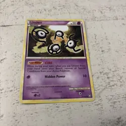 Unown 55/123 Uncommon HeartGold & SoulSilver Pokemon - Image 1