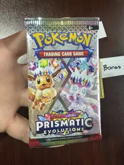 VERY HEAVY! GOD PACKUUU 22.34g Prismatic Evolutions Pokemon TCG Booster (SEALED) - Image 2