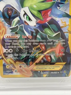 Pokemon Shaymin EX 077A/108 Alternate Art Full Art Promo Holo AGS 9 - Image 4