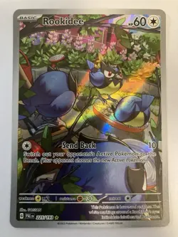 Pokemon TCG Rookidee 225/193 Paldea Evolved Illustration Rare Full Art - Image 1