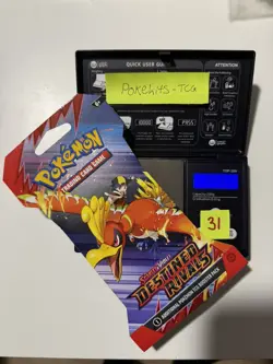 (HEAVY)🔥 32.61g Pokemon TCG Destined Rivals Sleeved Booster Pack Factory Sealed - Image 1