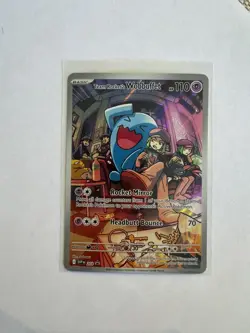 Team Rocket's Wobbuffet SVP203 Promo Pokemon TCG Scarlet & Violet NM - Image 1