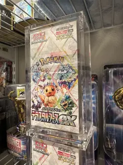Terastal Festival Booster Box Japanese Sealed with Acrylic Display Case SV8a New - Image 2