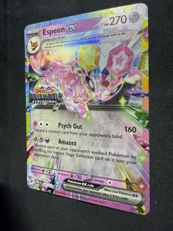 Pokemon TCG: Espeon EX 034/131 Double Rare Holo SV Prismatic Evolutions - Image 2