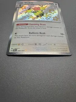 Dodrio Shiny Rare SV: Paldean Fates PAF EN 200/091 NM Holo POKEMON - Image 2