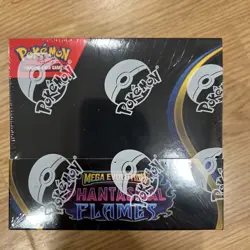 Pokemon TCG Mega Evolution Phantasmal Flames BOOSTER BOX Factory Sealed - Image 1