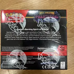Pokemon TCG Mega Evolution Phantasmal Flames BOOSTER BOX Factory Sealed - Image 2