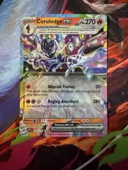 Pokemon TCG - Ceruledge ex Surging Spark 036/191 Holo Double Rare - Image 1