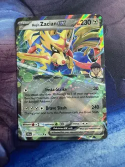 Hop's Zacian ex 111/159 - Journey Together - Pokemon TCG - Double Rare - Image 1