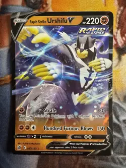 Pokemon TCG Rapid Strike Urshifu V Sword & Shield - Battle Styles 087/163 - Image 1