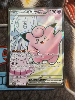 Lillie's Clefairy ex 173/159 Sv09: Journey Together Holo Pokemon Ultra Rare - Image 1