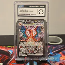 Pokemon Charizard EX 223/197 SV03 Obsidian Flames Special Art Rare Holo CGC 9.5 - Image 1