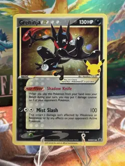 Greninja Gold Star Promo - SWSH144 Pokemon Holo Celebrations - Image 1