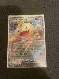Meowth ex 062/088 Double Rare Pokemon Perfect Order ME03 NM - Image 1