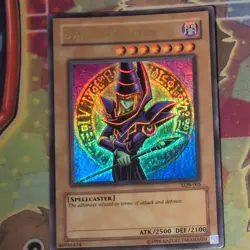 Dark Magician LOB-005 Ultra Rare Unlimited NM/LP Yugioh Excellent Vintage Card - Image 1