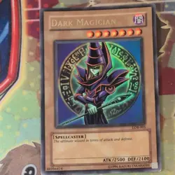 Dark Magician LOB-005 Ultra Rare Unlimited NM/LP Yugioh Excellent Vintage Card - Image 2