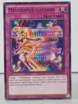 Melodious Illusion - YUGIOH CROS EN067 - 1st ed - NM - Rare - A - Image 1