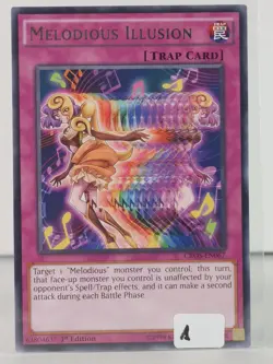 Melodious Illusion - YUGIOH CROS EN067 - 1st ed - NM - Rare - A - Image 5