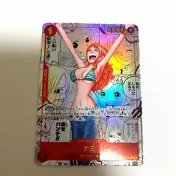 Nami OP01-016 Manga Alt Art Comic Parallel One Piece Card Game The Best JP - Image 1