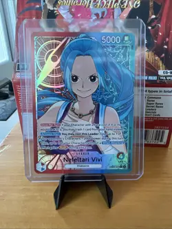 Nefeltari Vivi EB03-001 L Alt Art Heroines Edition ENGLISH One Piece TCG - Image 1
