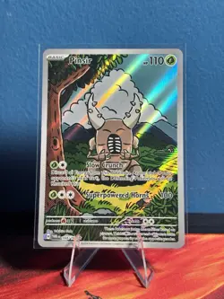 Pokemon Pinsir 168/167 Sv06: Twilight Masquerade Illustration Rare Holo Card - Image 1