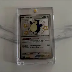 Pokemon Snorlax SV: Paldean Fates 150 HP Basic Colorless Rare Holo Card English - Image 1