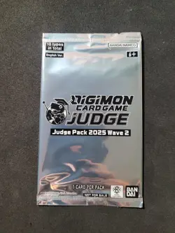 1x Digimon Card Game Judge Pack 2025 Wave 2 Sealed - Image 1