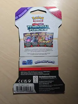 Pokemon Cards - Scarlet & Violet Temporal Forces BLISTER BOOSTER PACK (10 Cards) - Image 2