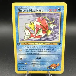 Pokemon Card - Misty's Magikarp Gym Challenge 88/132 Common 1st Edition - Image 1