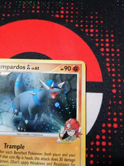 Rampardos GL 11/111 Rising Rivals Holo Pokemon TCG Card -R3 - Image 3