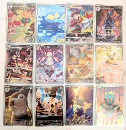 Japanese Pokemon Cards Lot 12 AR CHR Braixen Ceruledge Pachirisu Yamper NM - Image 1