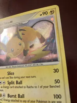 Raichu 8/100 Diamond & Pearl Stormfront Holo Rare Pokemon TCG Card NM - Image 2