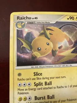 Raichu 8/100 Diamond & Pearl Stormfront Holo Rare Pokemon TCG Card NM - Image 3