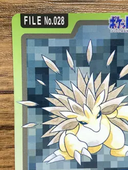 Pokemon Carddass Card Sandslash File No.28 Bandai Pocket Monsters 1997 - Image 3