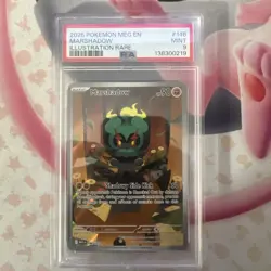 Pokemon Mega Evolution Marshadow Illus. Rare Card 146/132 PSA9 - Image 1
